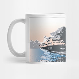 the ship docks Mug